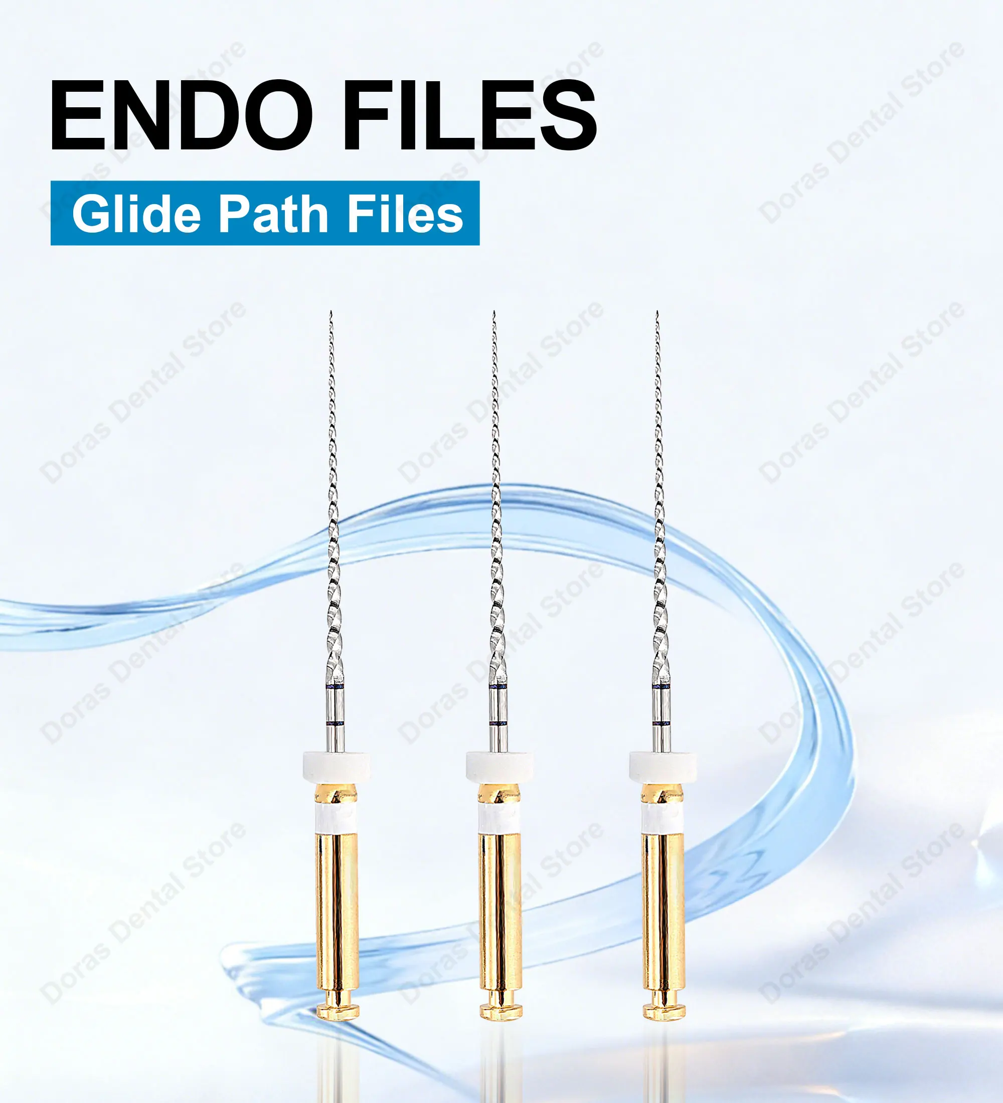 Glin Dental Glide Path Files Endodontics Files Glider 21/25mm Endo Rotary Files Dental Materials Dentistry
