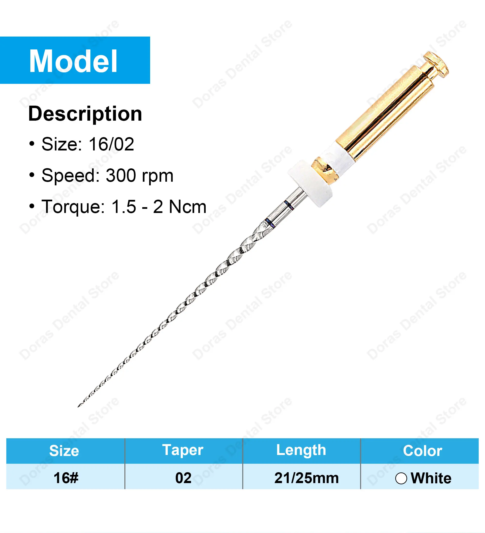 Glin Dental Glide Path Files Endodontics Files Glider 21/25mm Endo Rotary Files Dental Materials Dentistry