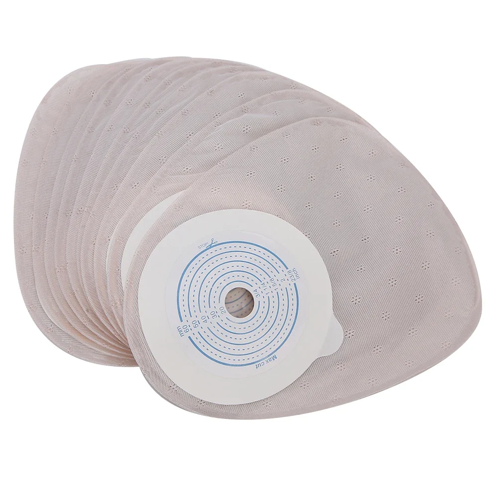 Integrated Ostomy Bags Pouch Stoma Collect Urine Closed Drainable Disposable Colorectal Pouch Paste Fistula Bag Foam Chassis