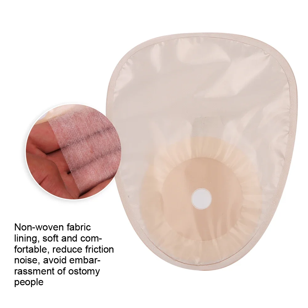 Integrated Ostomy Bags Pouch Stoma Collect Urine Closed Drainable Disposable Colorectal Pouch Paste Fistula Bag Foam Chassis