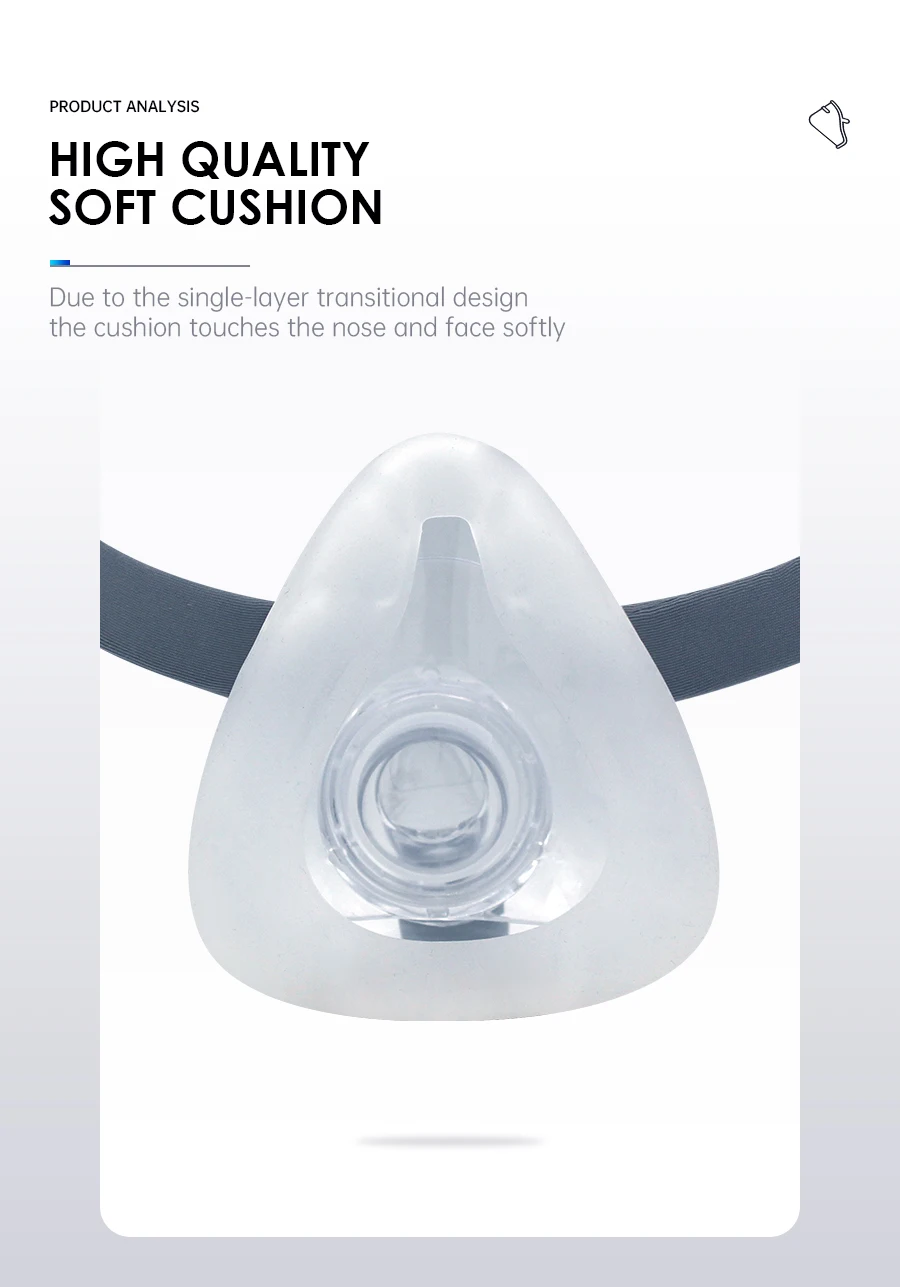 BMC CPAP Full Face Mask F1A F1B F4 F5A With Headgear Silicon Gel Cushions For Auto CPAP Sleep Apnea OSAHS OSAS Snoring People