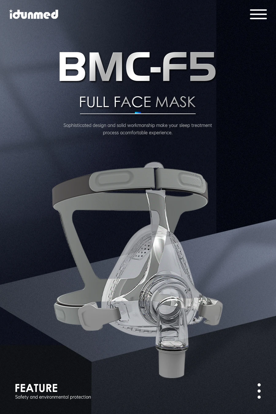 BMC CPAP Full Face Mask F1A F1B F4 F5A With Headgear Silicon Gel Cushions For Auto CPAP Sleep Apnea OSAHS OSAS Snoring People