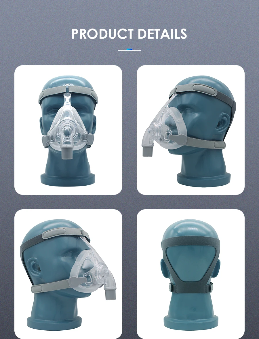 BMC CPAP Full Face Mask F1A F1B F4 F5A With Headgear Silicon Gel Cushions For Auto CPAP Sleep Apnea OSAHS OSAS Snoring People