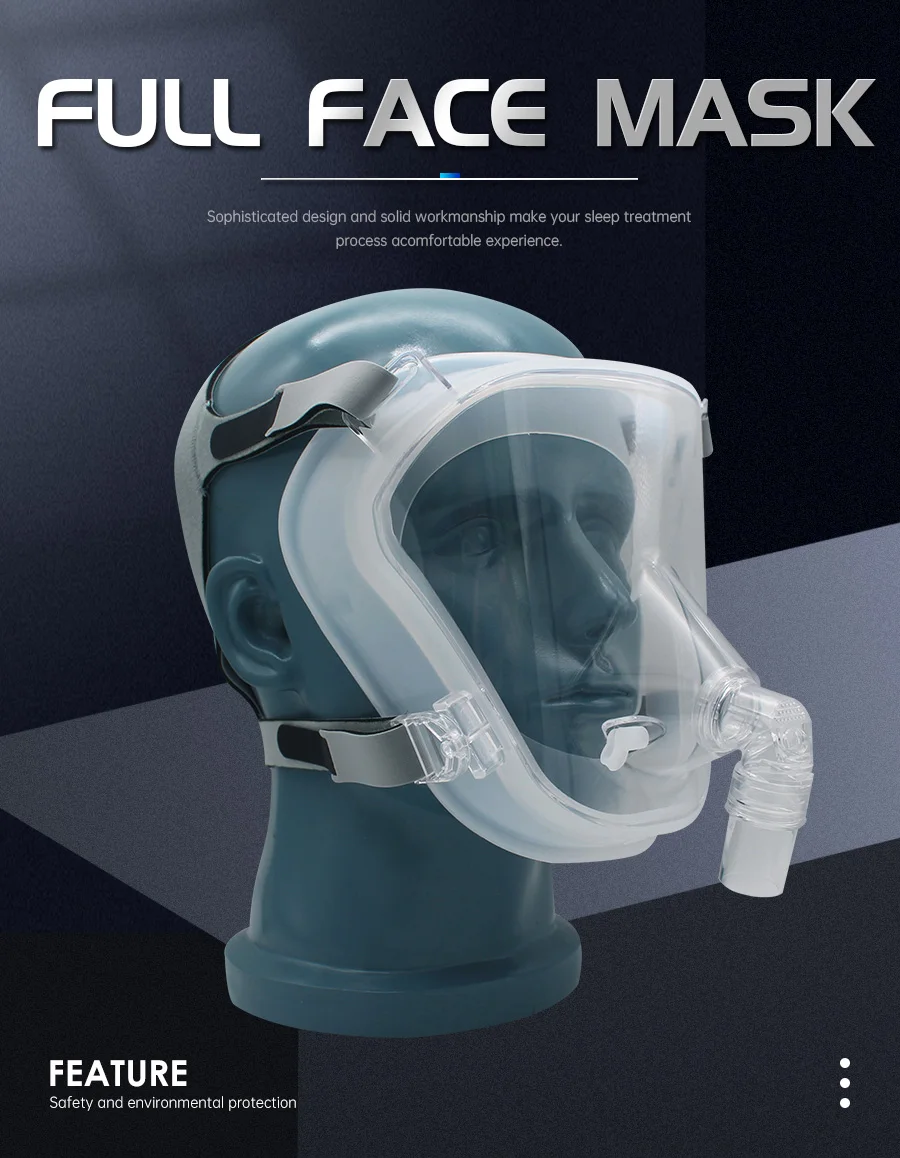 BMC CPAP Full Face Mask F1A F1B F4 F5A With Headgear Silicon Gel Cushions For Auto CPAP Sleep Apnea OSAHS OSAS Snoring People