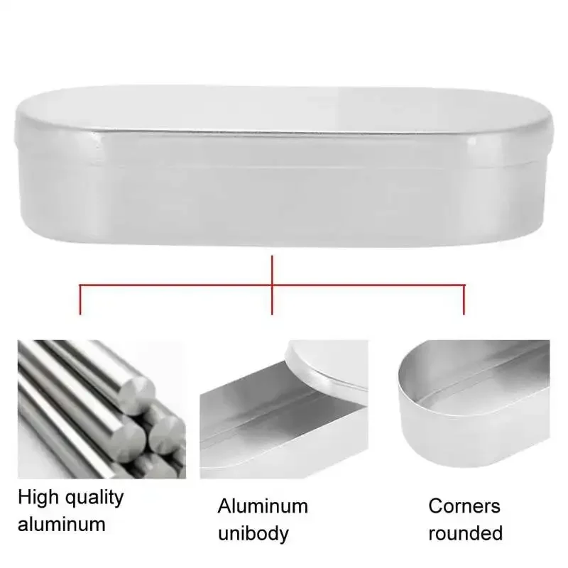 Medical aluminum High Temperature Sterilizer Box Profession acupuncture needle Disinfection Case Tools storage Tray Container