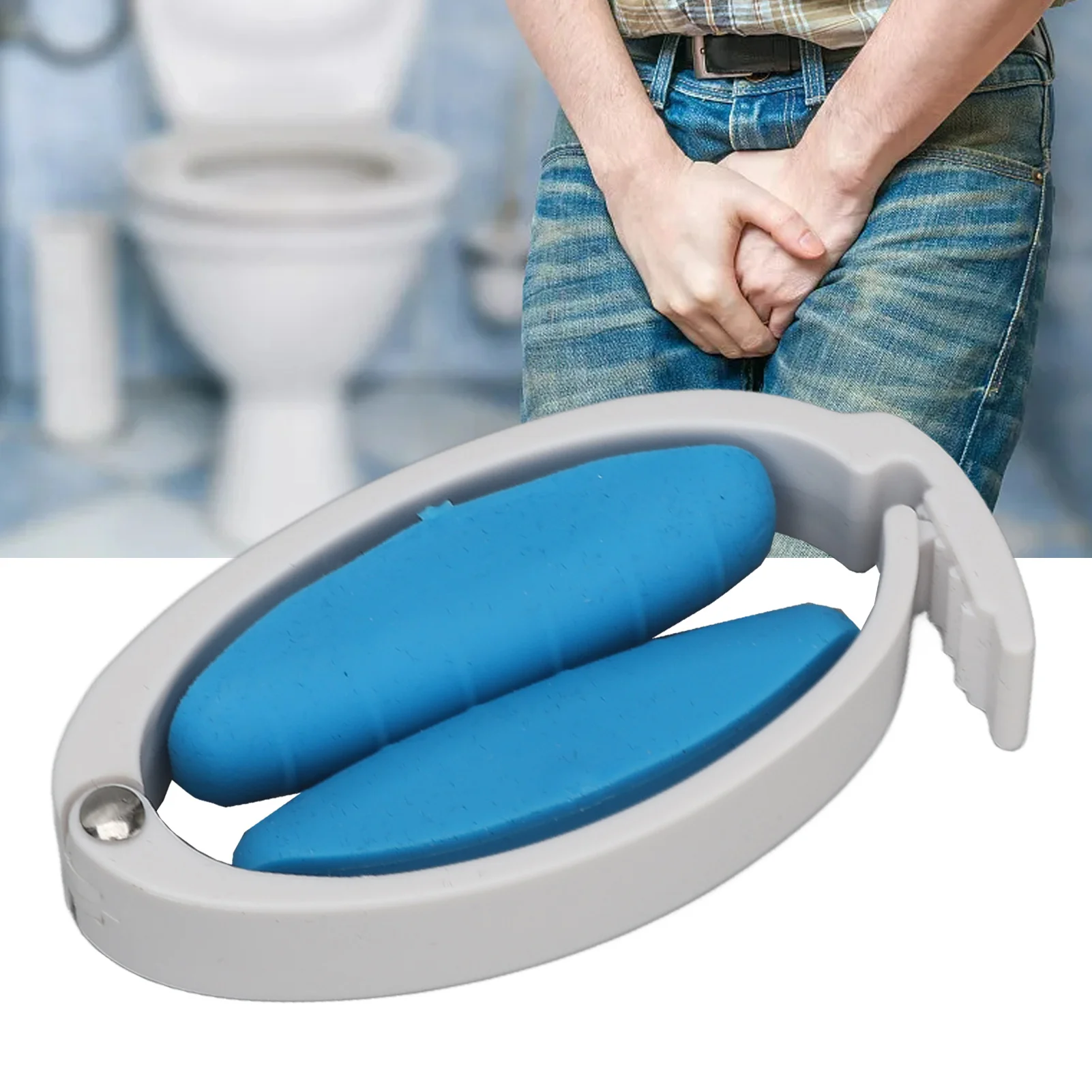 Medical Urinary Incontinence Penile Clamp Male Adjustable Silicone Prevent Urine Leakage Care Clip Man Massage Extender Ring