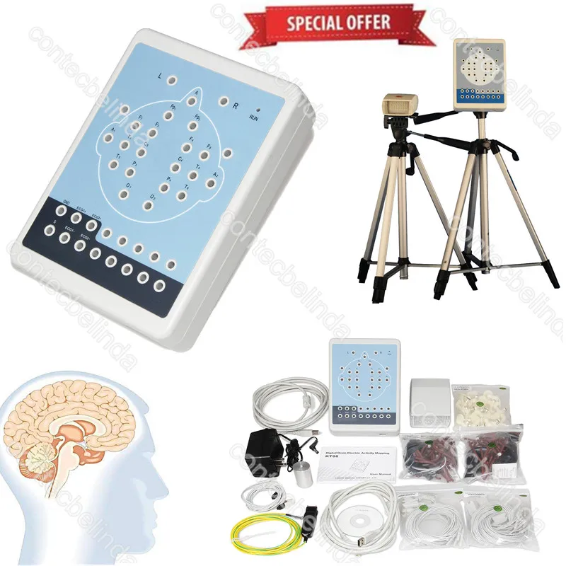 CONTEC KT88-1016 EEG 16 Channel Digital EEG And Mapping System, Brain electric