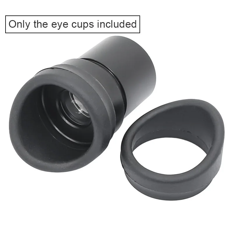 A Pair of Stereo Microscope Telescope Eyepiece Eye Cups Rubber Eye Guards Eyepiece for Microscope Accessories