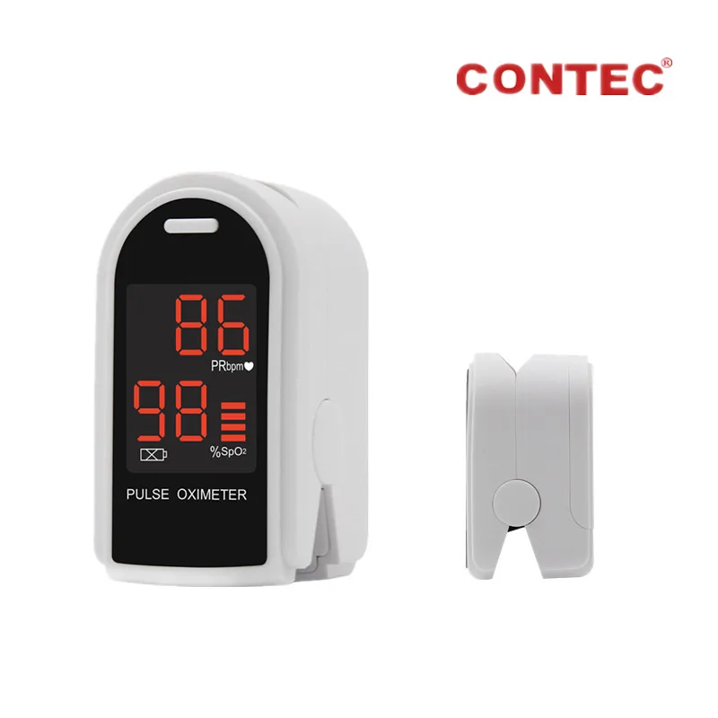 CONTEC Medical FingerTip Pulse Oximeter Blood Oxygen Heart Rate Saturation Meter Monitor  NEW