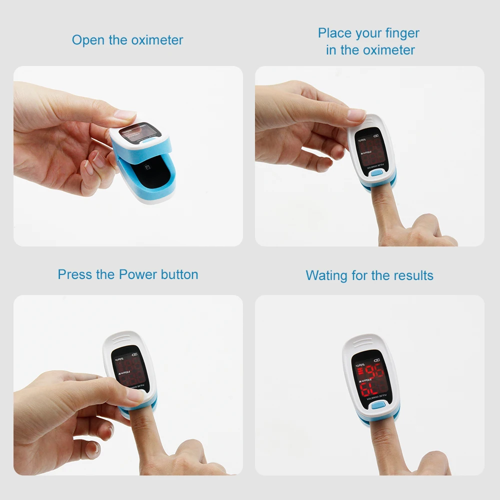 CONTEC Medical FingerTip Pulse Oximeter Blood Oxygen Heart Rate Saturation Meter Monitor  NEW