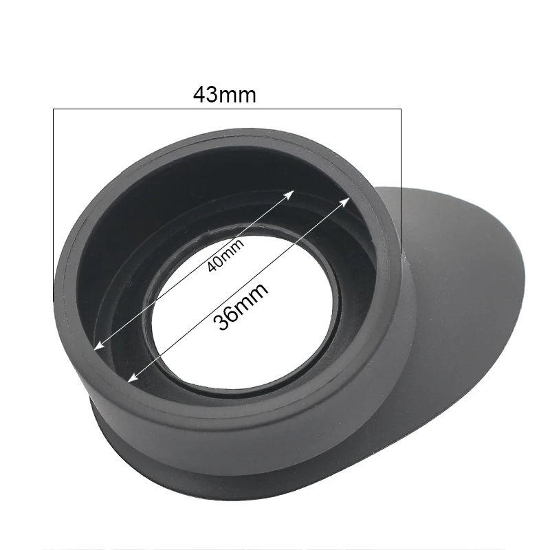A Pair of Binoculars Rubber Eye Cups Eye Guards Caps Inner Diameter 40 MM for Microscope Eyepiece Telescopes Eyecups