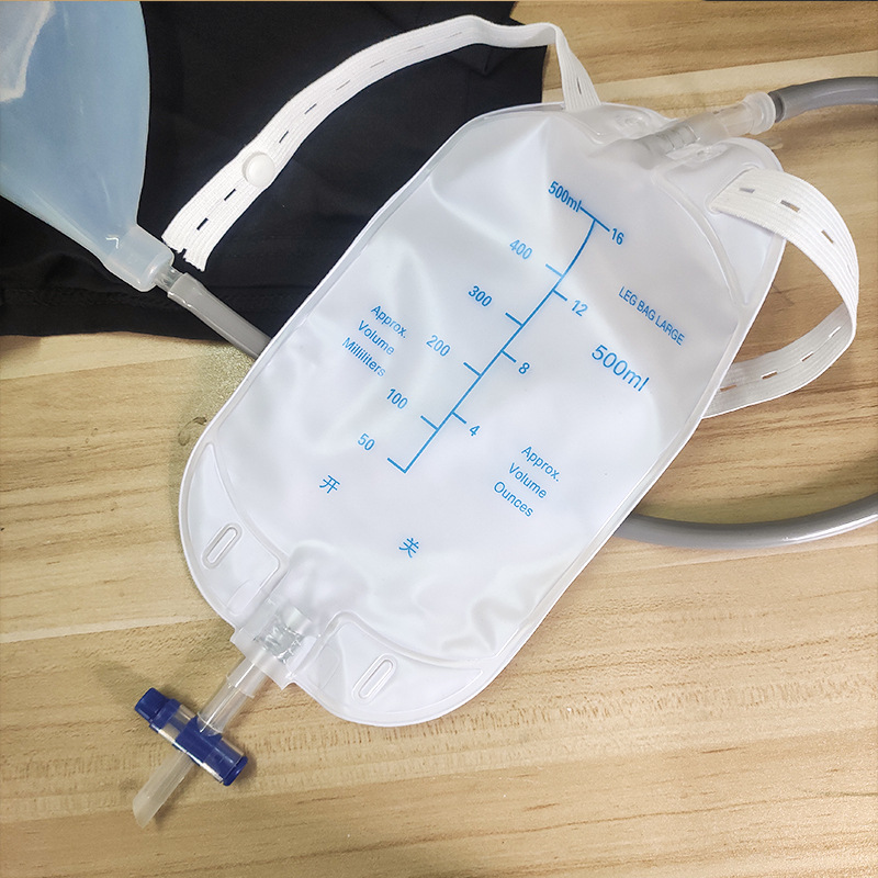 Urine Bag Shorts Male Reusable Walkable Silicone Funnel Pee Collector Catheter Urinary Incontinence Bedridden Elderly Supplies