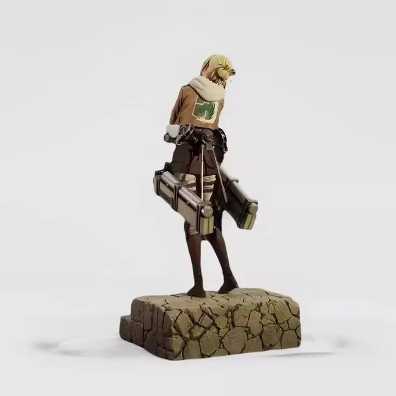 28cm Anime Attack On Titan Annie Leonhart Pvc Action Figures Window Display Toys Desktop Ornament Collectible Peripheral Gifts