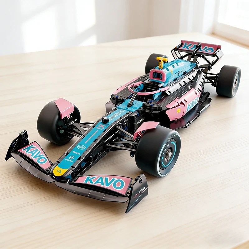 2000pcs Formula Racing Car Building Blocks, 1:8 Super Speed Car Model Kit,STEM Toys for Adults Teens,Vehicle Bricks Set for Boys