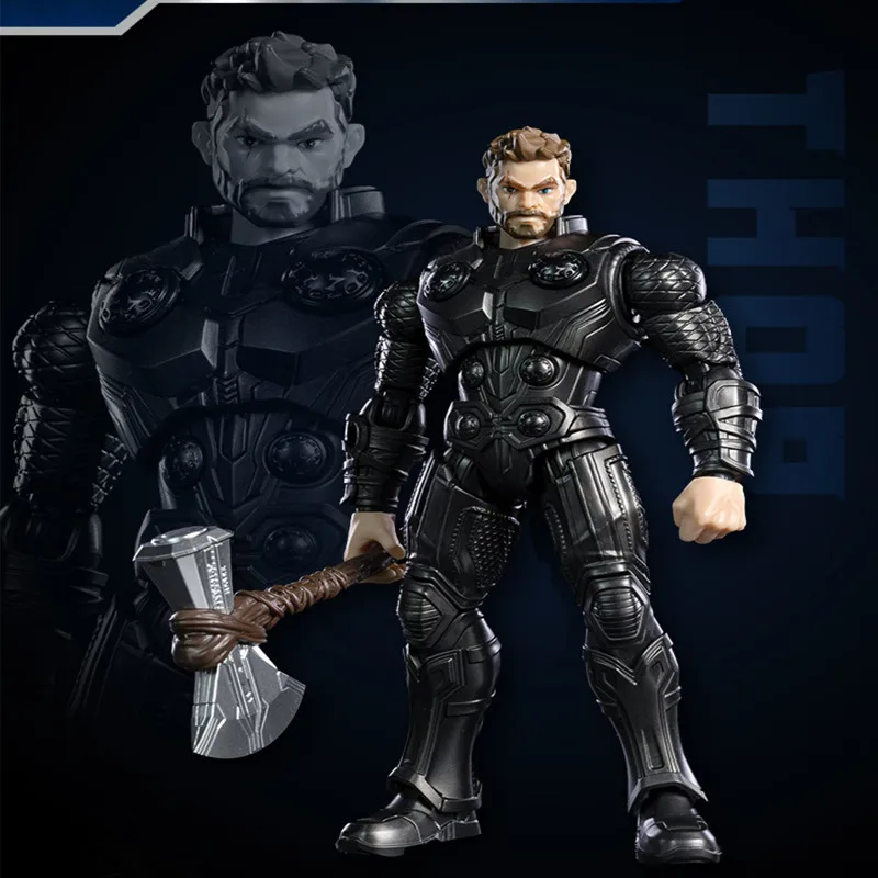 Original BLOKEES The Avengers Thor Iron Man Mk85 Captain America Tony Stark Anime Figure Model Building Blocks Toys Kids Gifts