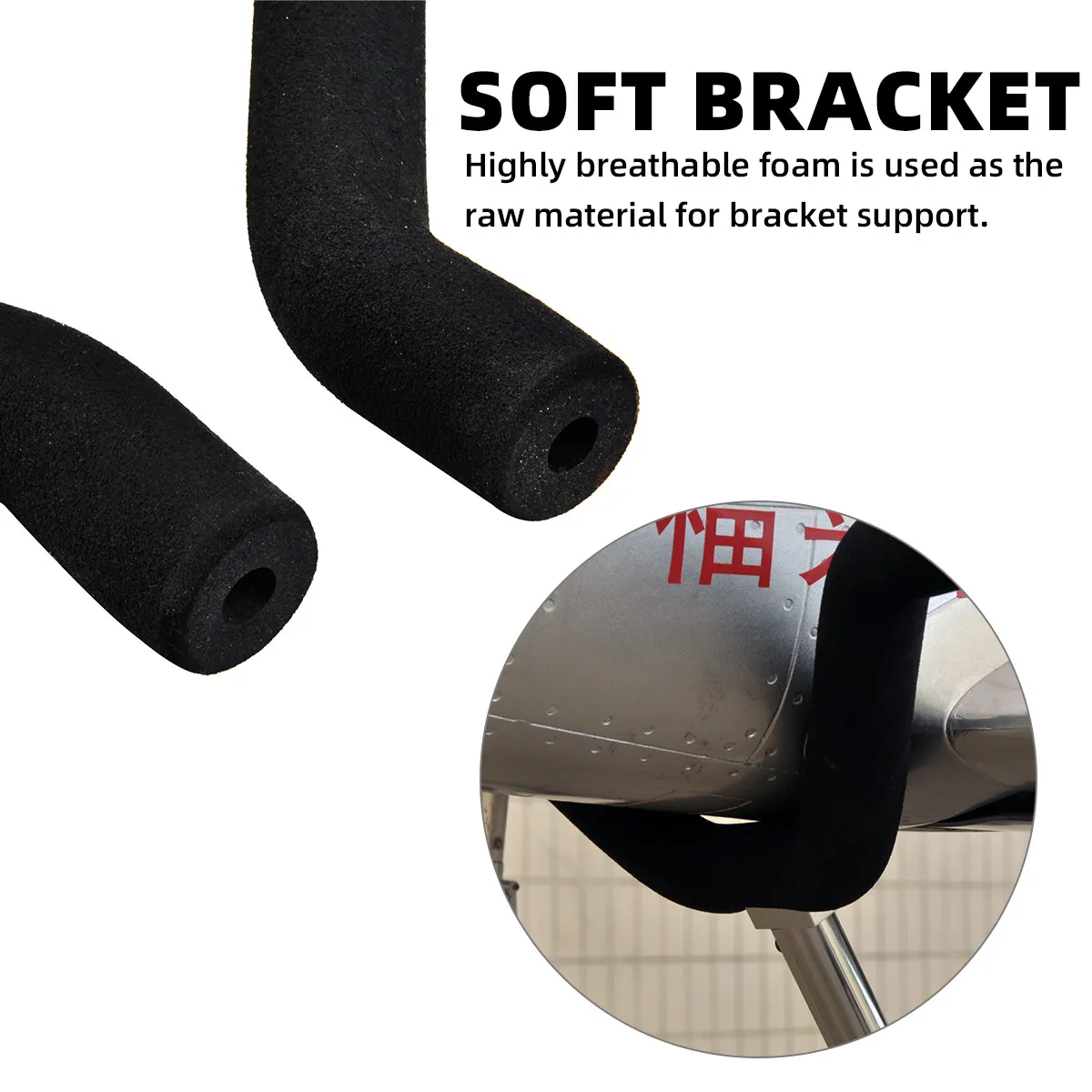 Model Display Stand Folding Aluminum Alloy Support Bracket for RC Toy Airplane Jet Boat or DIY Models