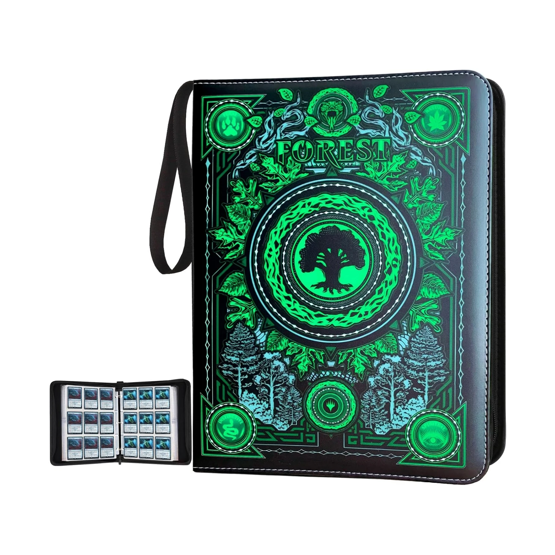9 Pocket Card Binder with Sleeves 900 Double Sided Pocket Premium Collector Card Album,Card Collection Folder for Game,Sport