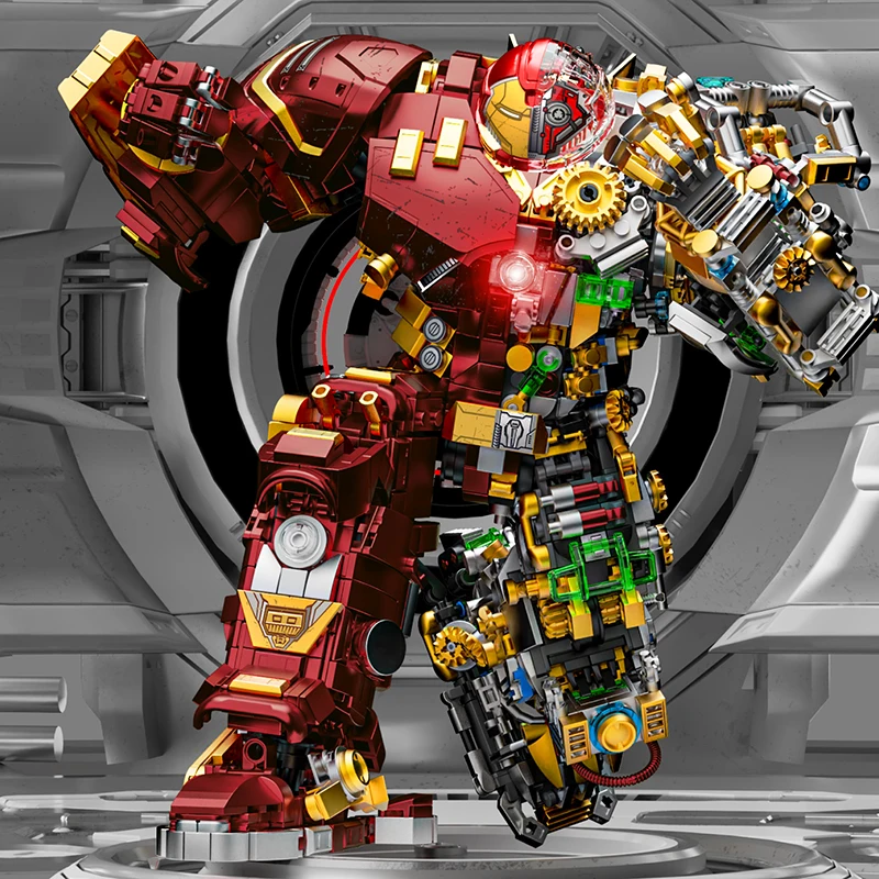 2700+pcs Iron Heroes Blocks War Robot Action Figures Building Sets Buster Mech DIY Bricks Toys for Adult Gift Cool Room Ornament