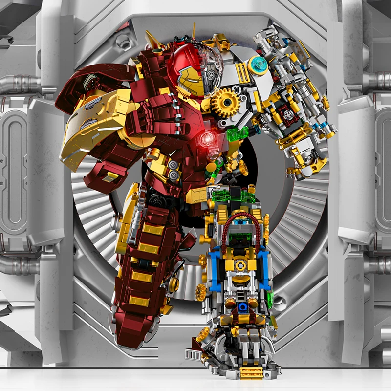 2700+pcs Iron Heroes Blocks War Robot Action Figures Building Sets Buster Mech DIY Bricks Toys for Adult Gift Cool Room Ornament