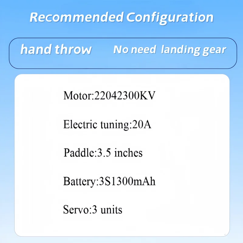 Surfer X8 Mini Version 800mm Drone Fixed-Wing Glider Introductory Practice Machine Electric Remote-Controlled Gliding Machine