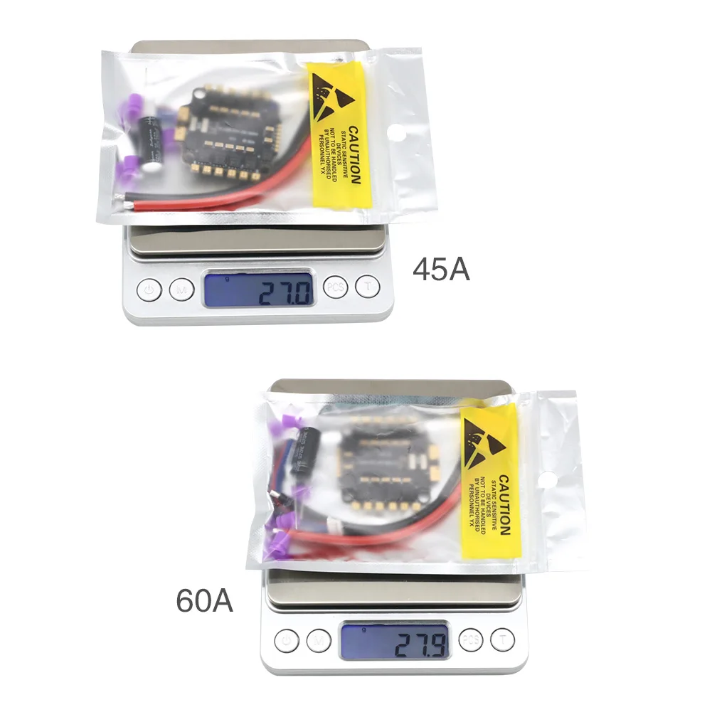 UAngel 4IN1 45A 60A ESC BLHELI_S Support 3-6S brushless motor Support DShot300 600 Multishot Oneshot PWM FPV F4 Flight Control