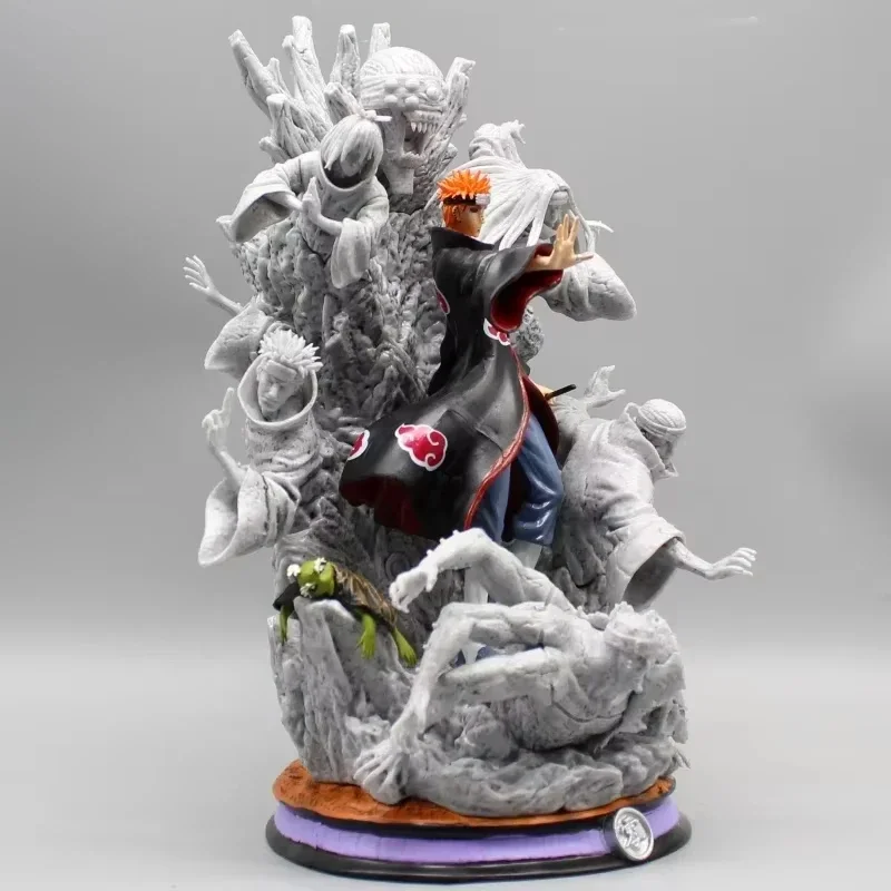 Naruto Anime Figure Akatsuki Pain 21cm Gk Figurine Pvc Statue Model Doll Ornament Collectible Desk Decora Toys Kids Xmas Gifts