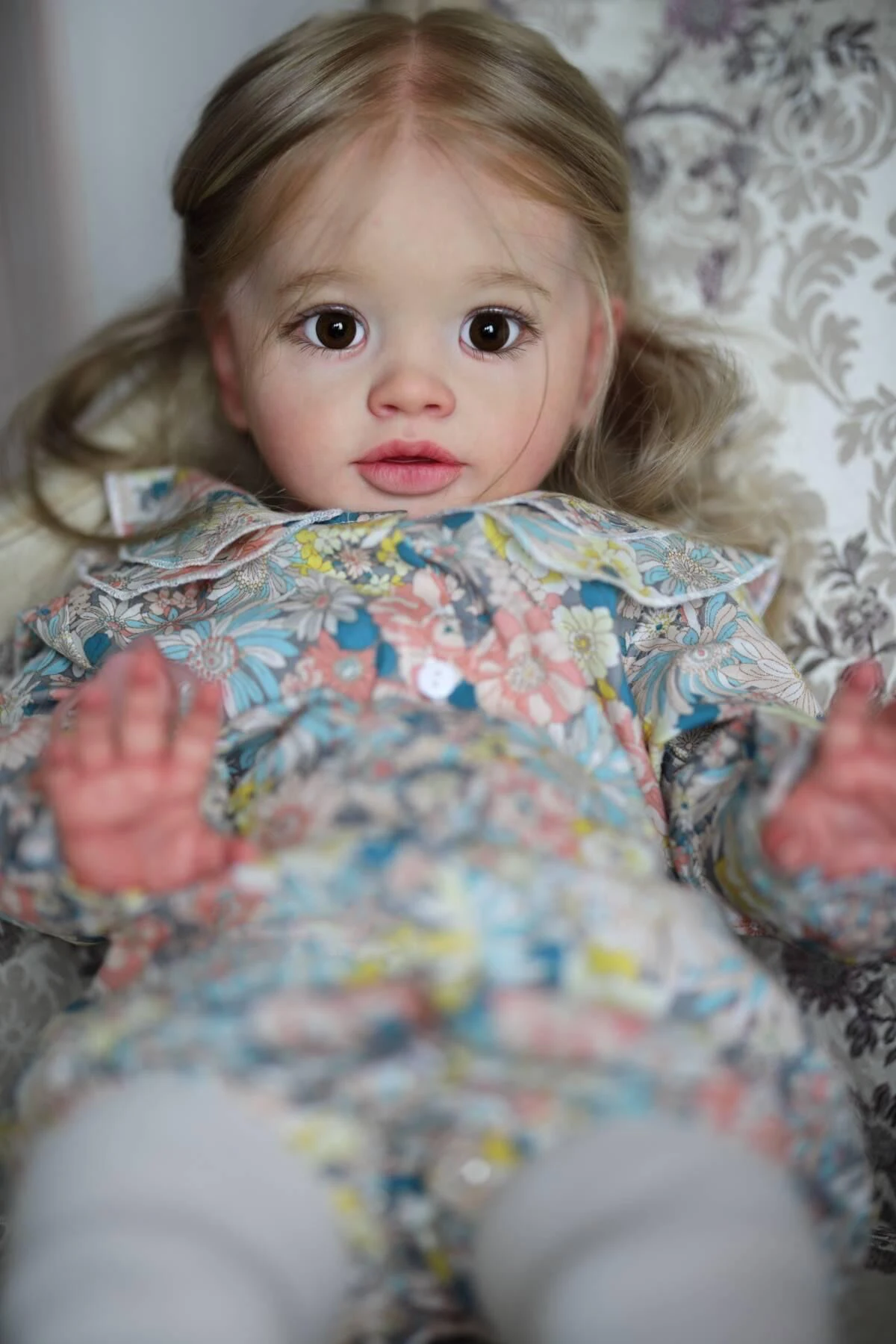 66cm Reborn Pippa Toddler Girl Bebe Dolls Huge Baby Size Popular Lifelike Soft Touch with Handmade 3D Skin Art Doll