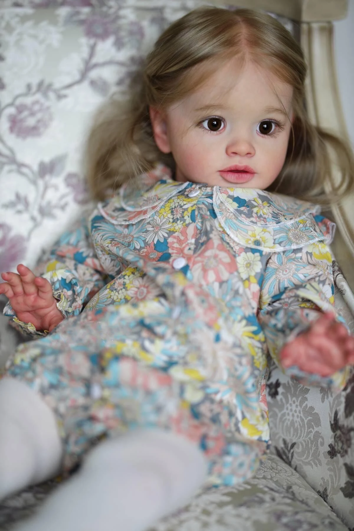 66cm Reborn Pippa Toddler Girl Bebe Dolls Huge Baby Size Popular Lifelike Soft Touch with Handmade 3D Skin Art Doll