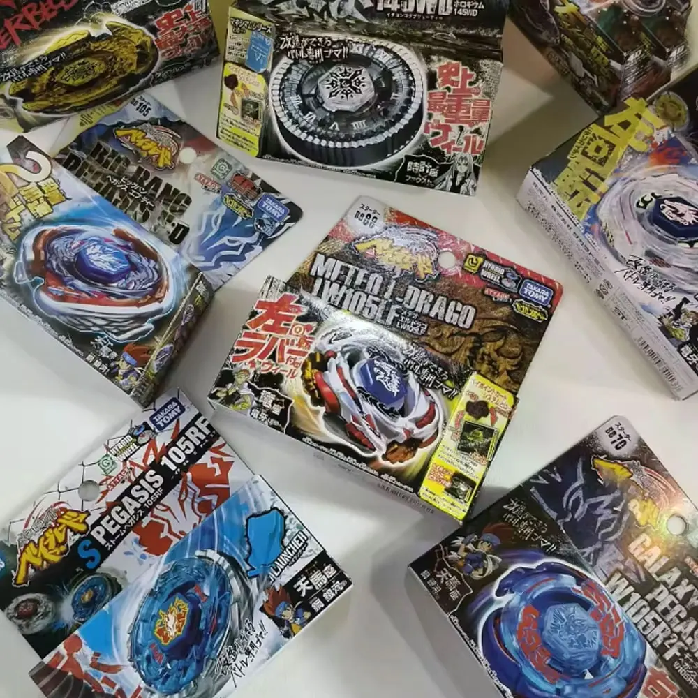 TAKARA TOMY Gyro X Toy BB104 BASALT HOROGIUM 145WD+BB105 BIG BANG PEGASIS F:D New with Original Packaging Set