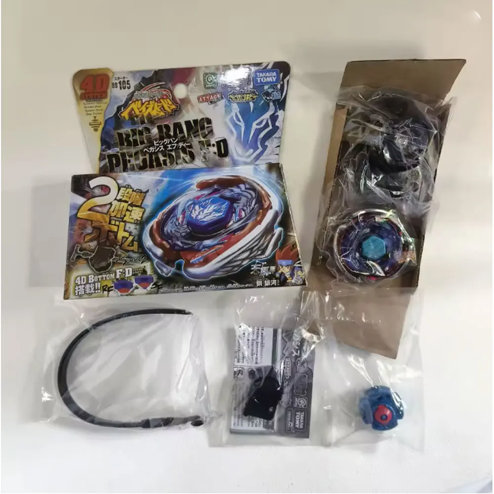 TAKARA TOMY Gyro X Toy BB104 BASALT HOROGIUM 145WD+BB105 BIG BANG PEGASIS F:D New with Original Packaging Set