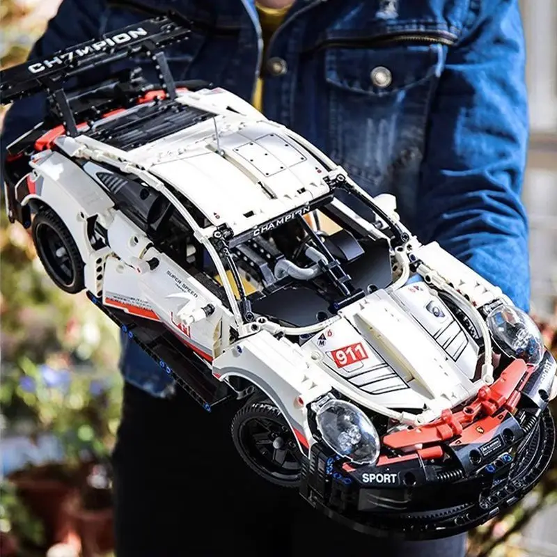 1580PCS Technical Racing Sports Car Building Blocks Set MOC Mechanical Supercar Model Toy Display Hobby Gift for Car Lovers