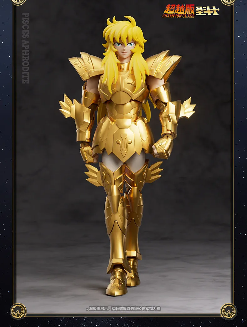 Genuine Blokees Saint Seiya Andromeda Shun Pisces Aphrodite Virgo Shaka Champion Class Action Figure Collectible Model Toy Gifts
