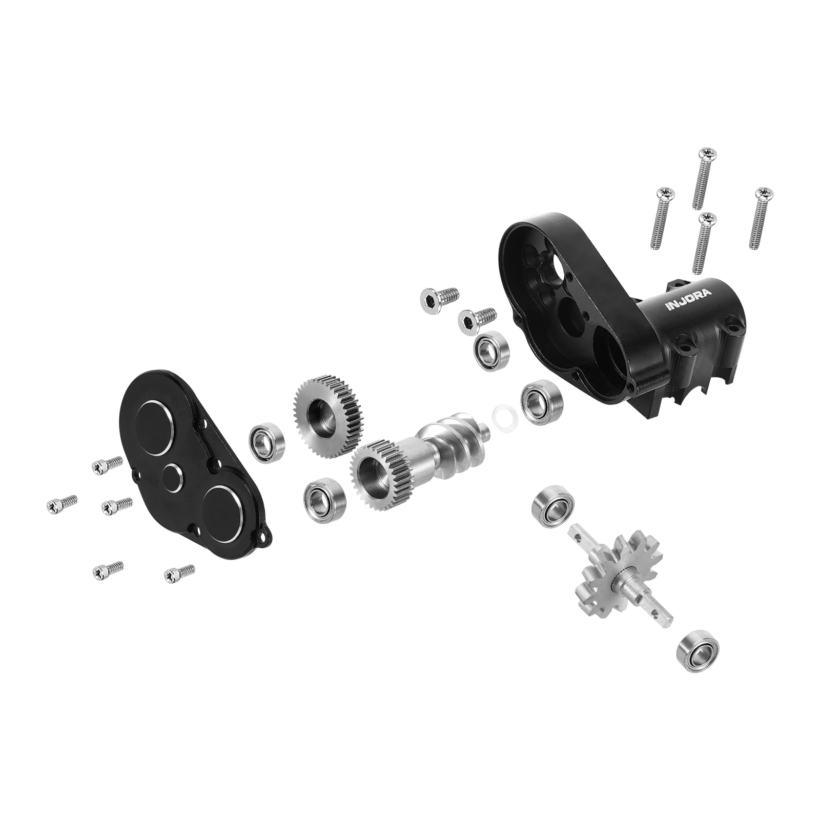 INJORA Aluminum Transmission Kit for 1/30 Axial SCX30 (Assembly Required)