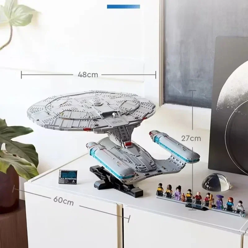 3600Pcs 2026 New 10356 Star Trek Enterprise NCC-1701-D Ship Building Blocks Bricks Model Toys For Birthday Children Gift