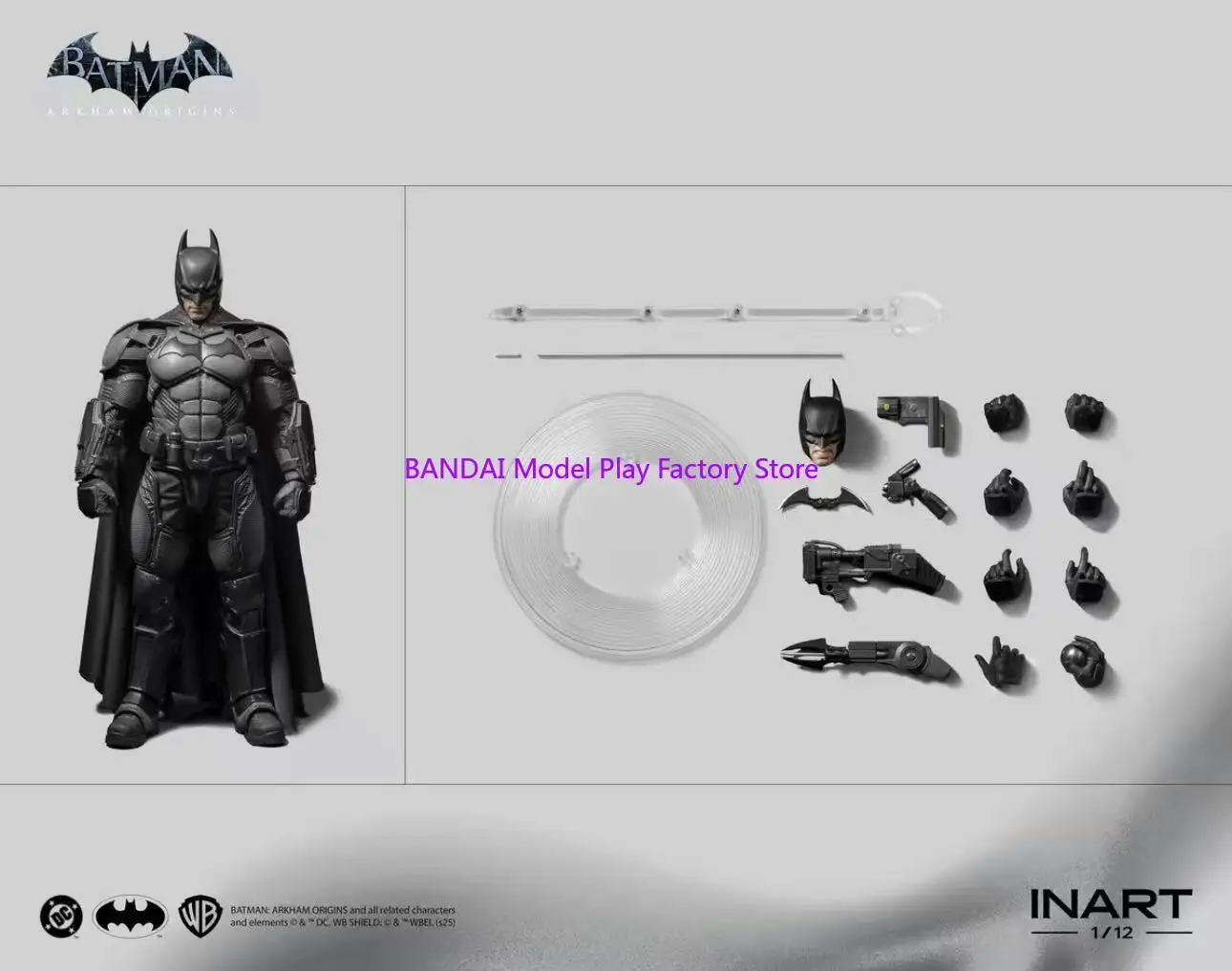 In Stock Shipping Immediately INART 《Batman: Arkham Origins》 Batman Catwoman 1/12 Action Figure Soldier Standard Edition