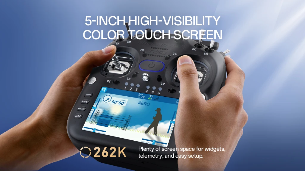RadioMaster TX16S MK3 Dual-band Gemini V6 Hall Gimbal 5 inch IPS Touchscreen EdgeTX ExpressLRS Radio Controller