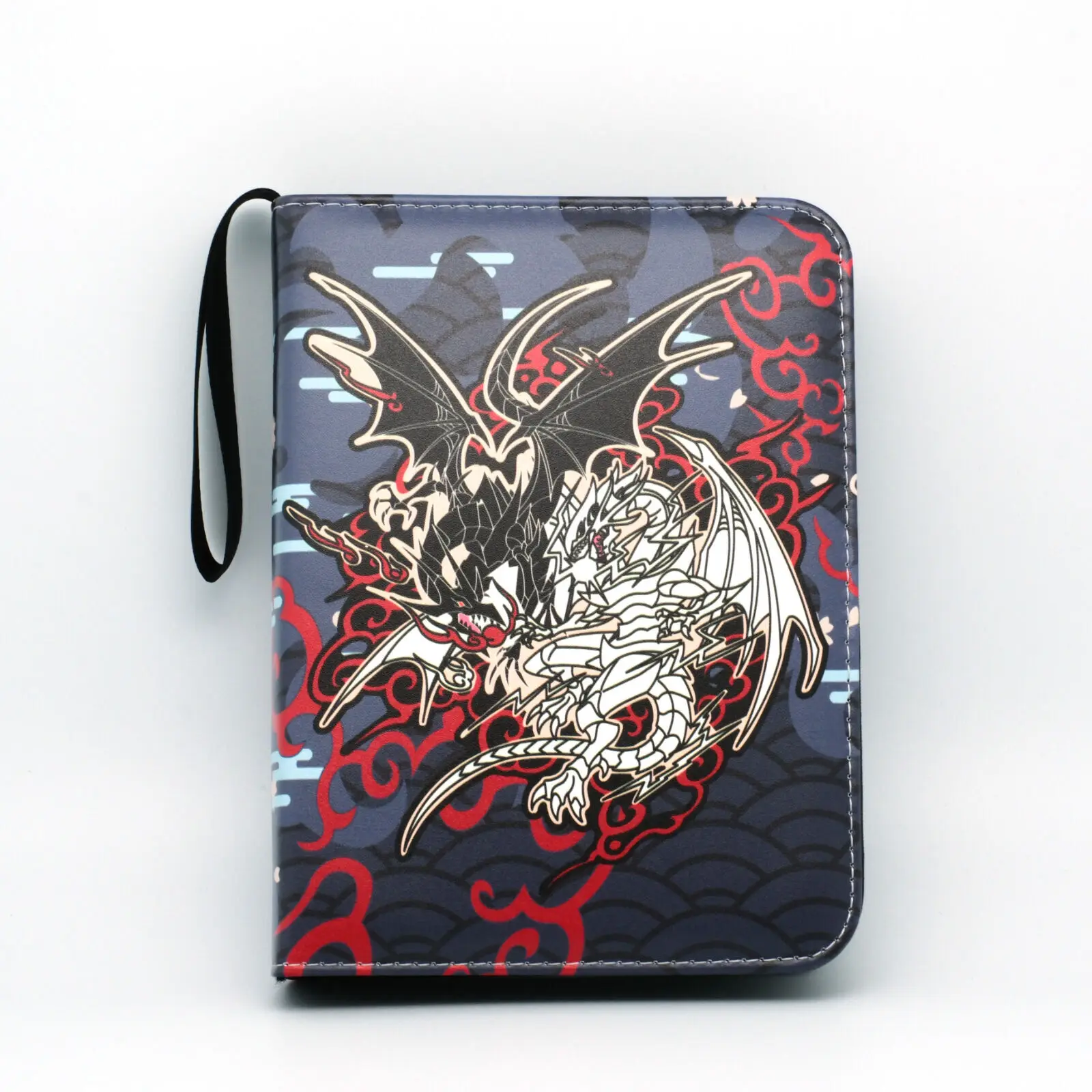 400PCS Card Album Binder Sleeves with Zipper PTCG Yugioh TCG 4-Pocket Trading Card Collection Card Holder Toys Gift