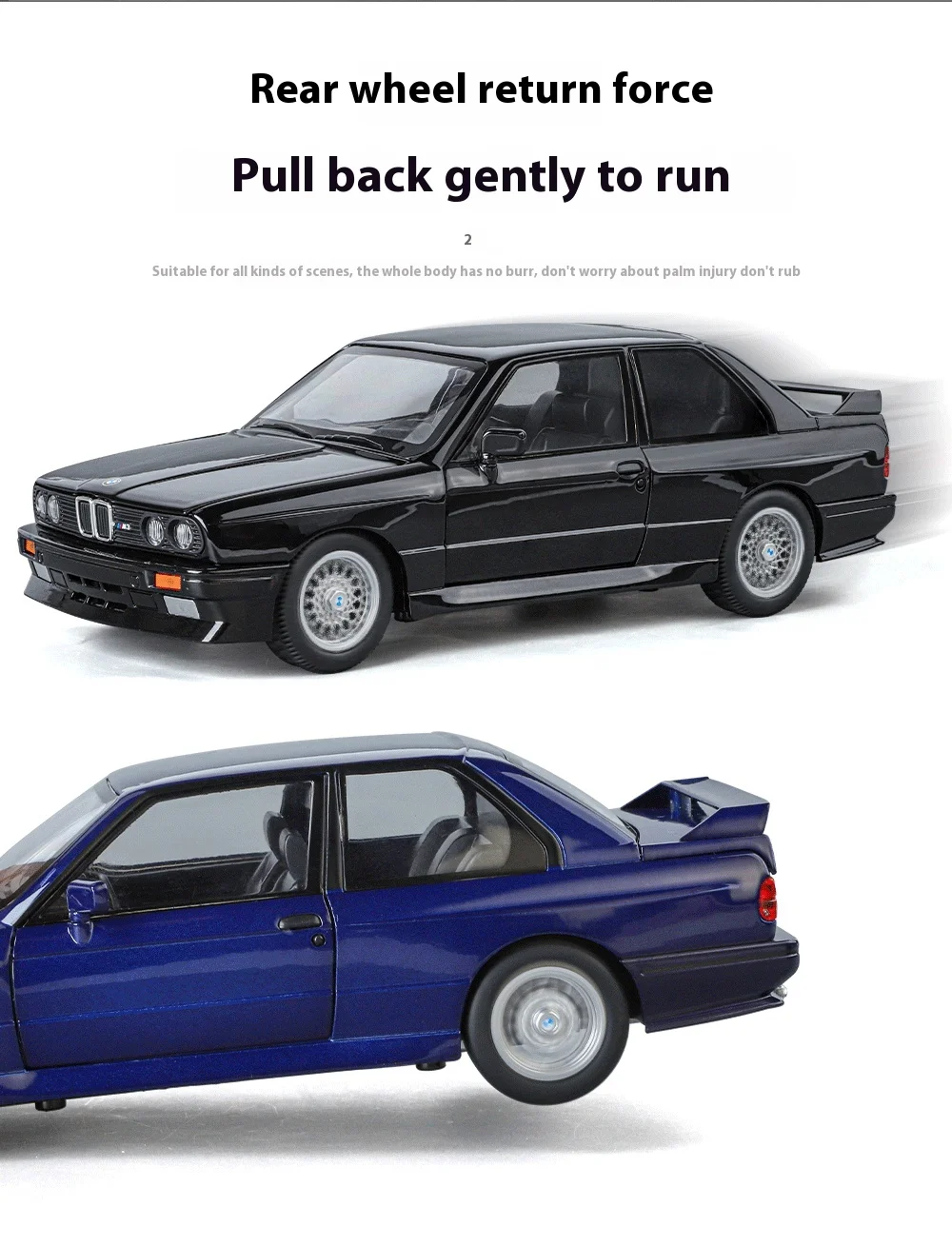 1/24 BMW M3 1988 Street Car Diecast Alloy Metal Model Car Collection Hobbies Decorative Ornament Gift Box For Boyfriend Present