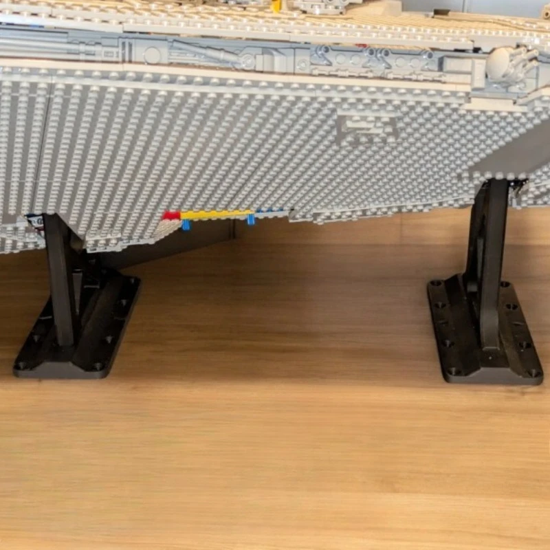 DIY Wall Display Bracket Building Block Wall Mount Holder for LEGO Empire Star Destroyer #75252