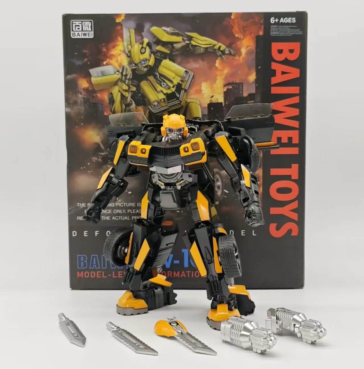 IN STOCK BAIWEI TW1022EX Transformation Toys New Star Leader KO SS44 OP Commander Dark Bee Wasp Action Figure Robot Model Gift