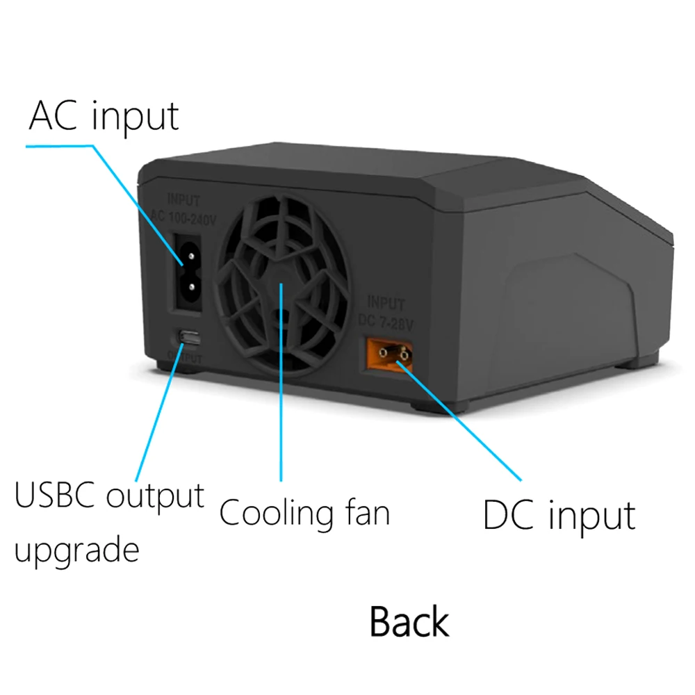 ToolkitRC M6DAC V2 Charger 1-6S Intelligent Control 2-Channel 2CH AC/DC BAT Model Toy Car Lithium BBattery Fast Charging Device
