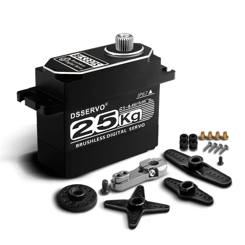 1xBLS3355 Update Servo 25KG 35KG 55KG 75KG Full Metal casing Digital Servo Baja Servo Waterproof Servo for Baja Cars