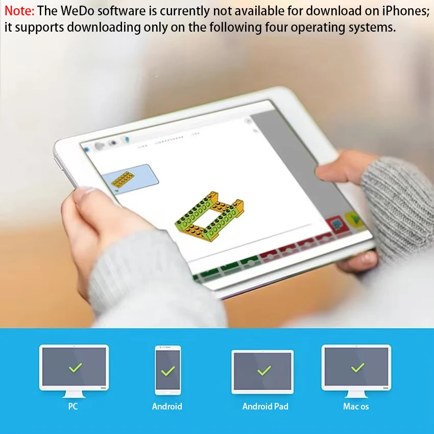 NEW Technical WeDo 2.0 Core Educational Set Building Blocks for School Education DIY 45300 Scratch 3.0 Kids Toy Christmas Gift