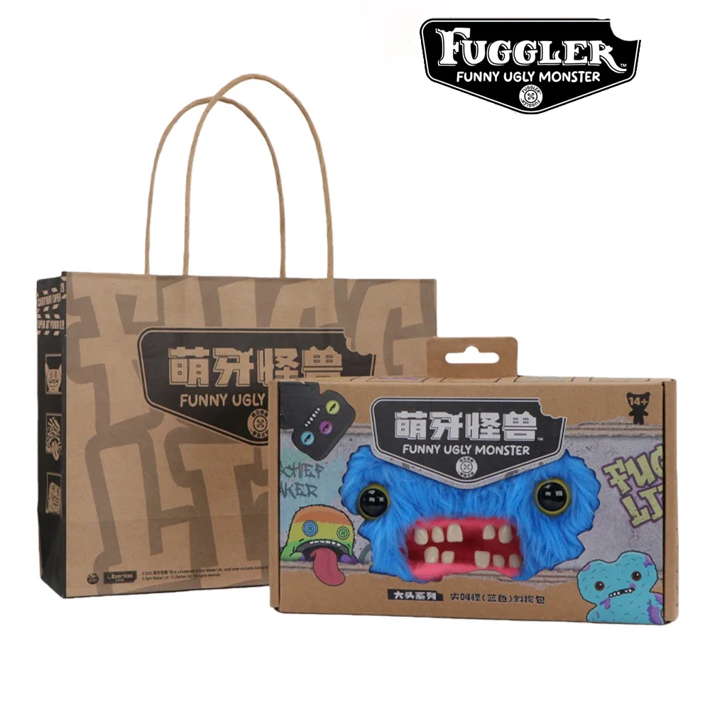 Fugglers Ugly Tooth Monster Fluffy Crossbody Bags Cute Fugg Plush Purse Shoulder Backpack Wallet Girls Boys Cartoon Animal 22CM