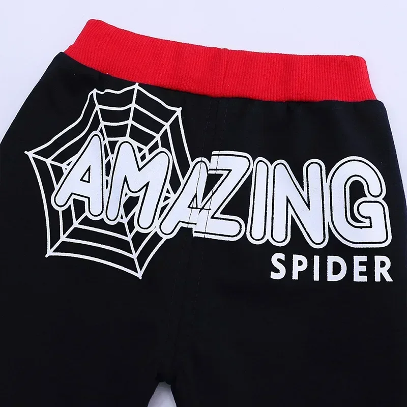 Movie Peripheral Marvels Superhero 3pcs/set Costume Autumn Sleeveless Hooded Vest T-shirt Pant Tracksuit Outfits Birthday Gift