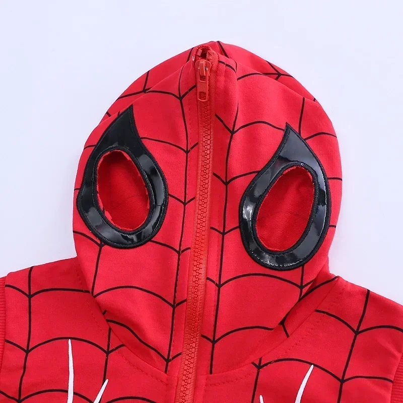 Movie Peripheral Marvels Superhero 3pcs/set Costume Autumn Sleeveless Hooded Vest T-shirt Pant Tracksuit Outfits Birthday Gift