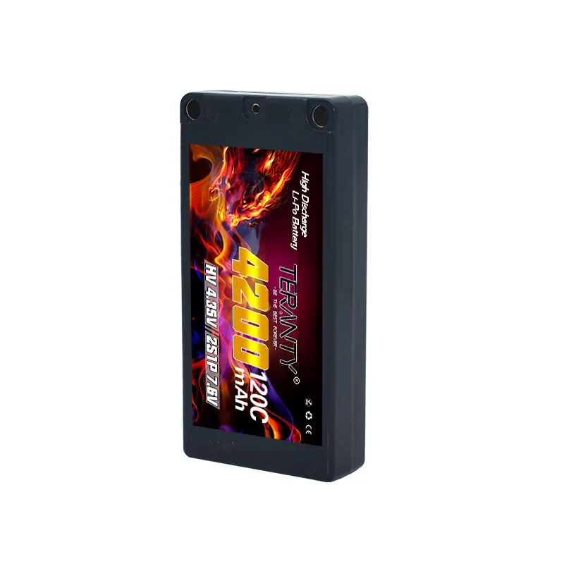Original TERANTY 2S 7.6V 4200mAh 120C/240C Drift Big Foot Remote Control Racing Model Car Tank Toy Hard Shell Lipo Battery