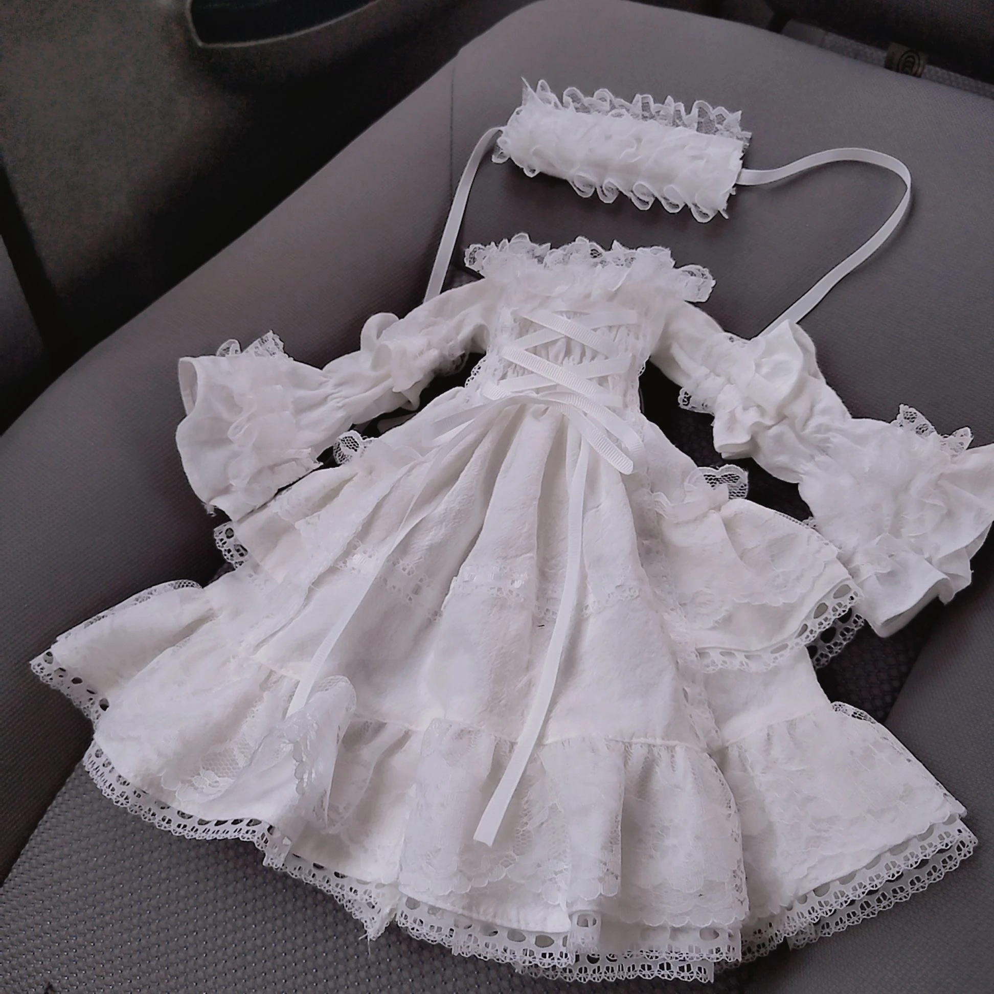 30cm 1/4 1/6 bjd baby clothes 1/4 doll court lolita skirt SD retro dress princess dress