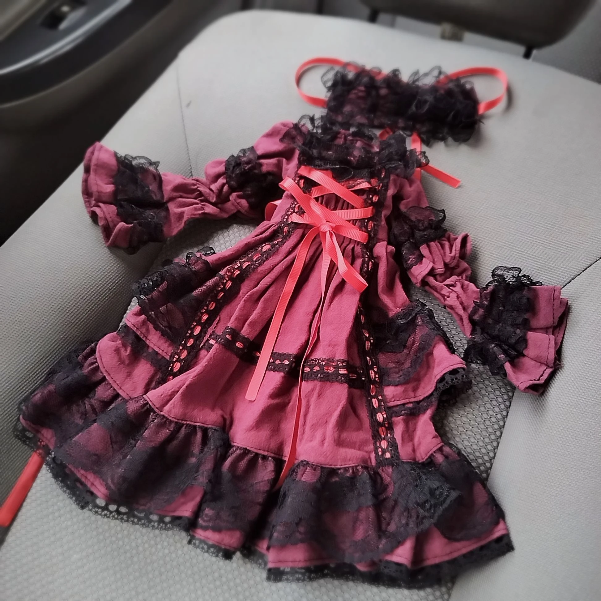 30cm 1/4 1/6 bjd baby clothes 1/4 doll court lolita skirt SD retro dress princess dress