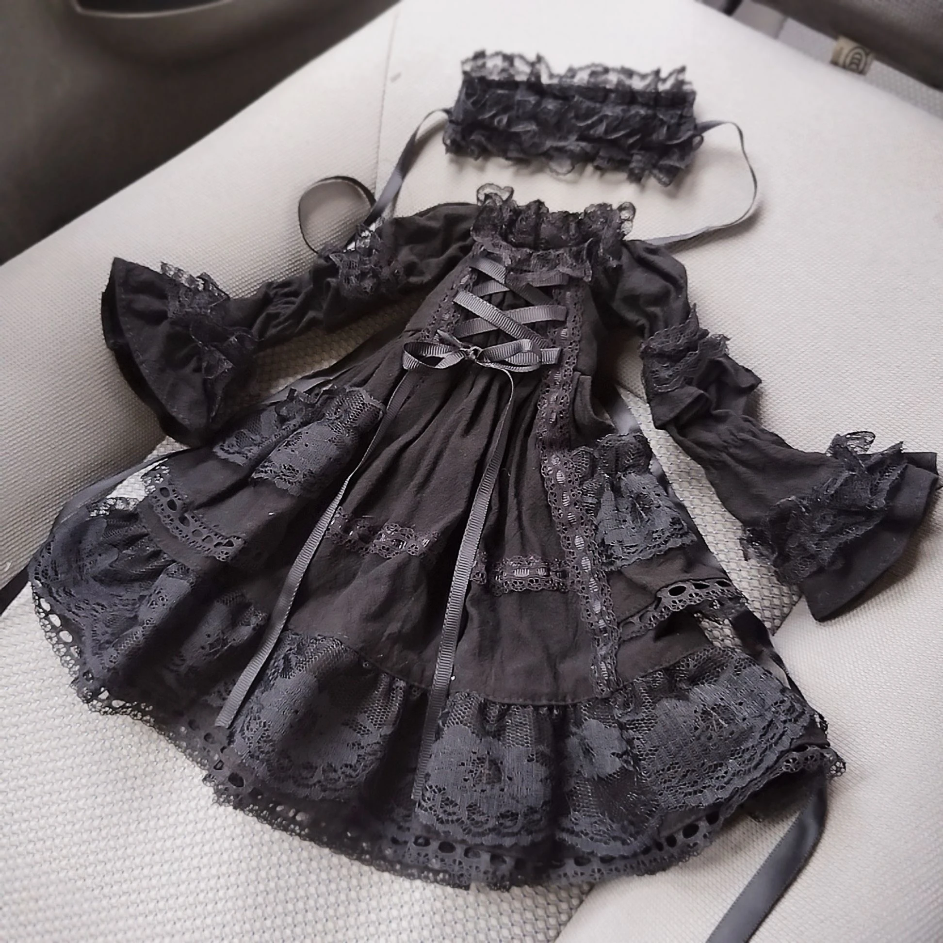 30cm 1/4 1/6 bjd baby clothes 1/4 doll court lolita skirt SD retro dress princess dress